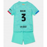 Barcelona Alejandro Balde #3 3rd trikot Kinder 2023-24 Kurzarm (+ Kurze Hosen)